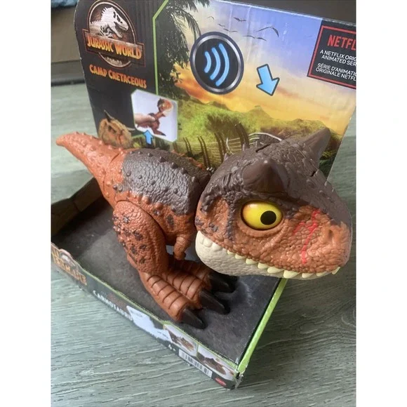 Jurassic World Camp Cretaceous Carnotaurus Toro Dinosaur Action Figure Toy, New
